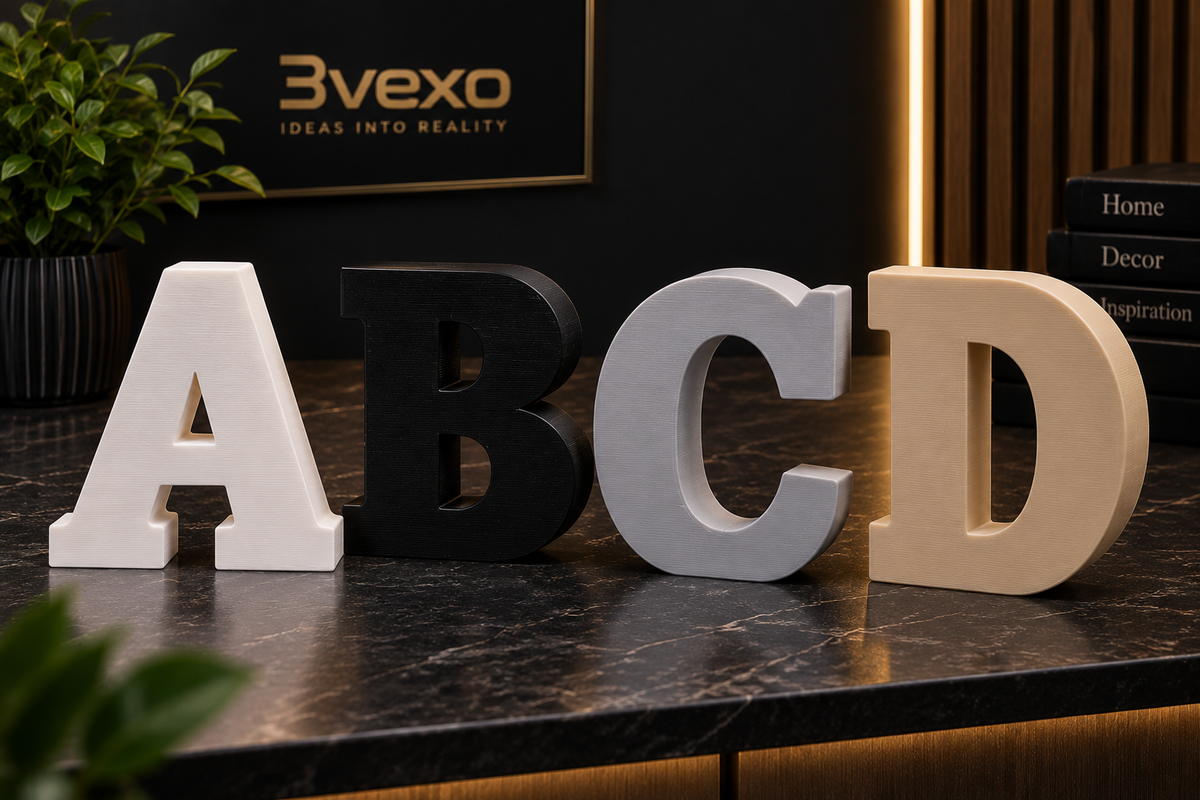 3D-bokstäver / Siffror