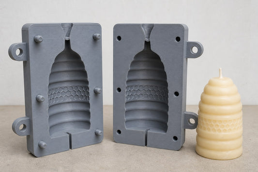 Bikupa, 3D-printad ljusgjutform